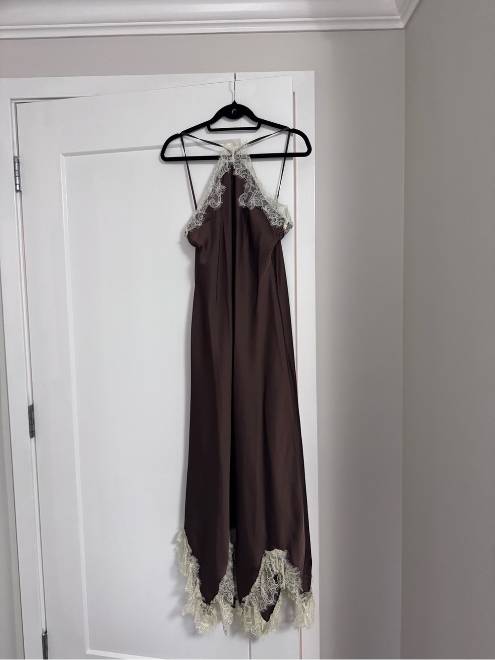 RMN Studio Satin Lace Slip Dress- new! - Picture 3 of 9